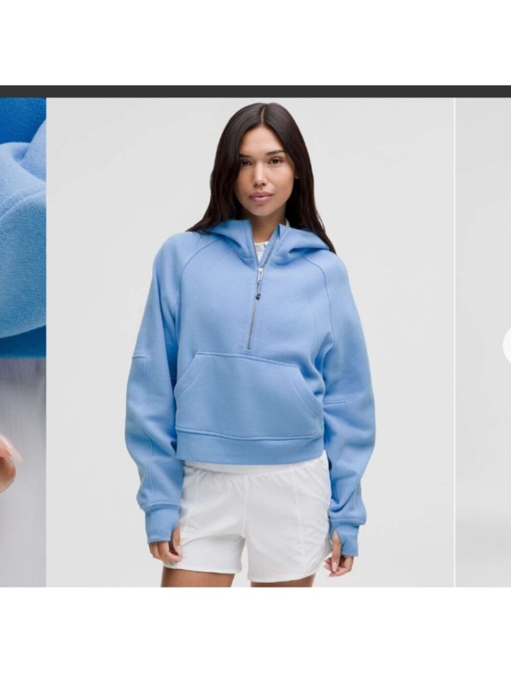 Lululemon Athletica Aero Blue Scuba Hoodie